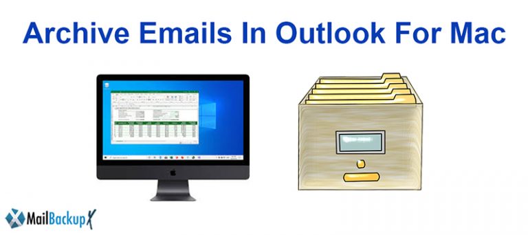 how to archive old emails in outlook mac