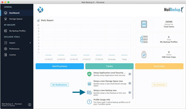 outlook backup 2016