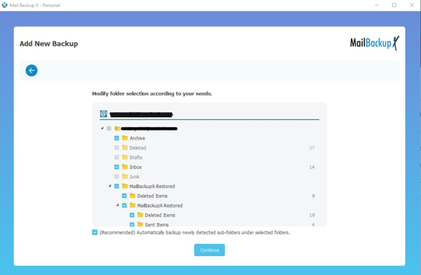 IMAP backup