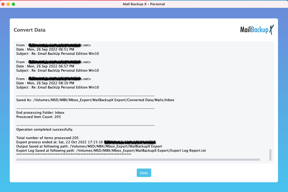 step guide to export pst to mbox