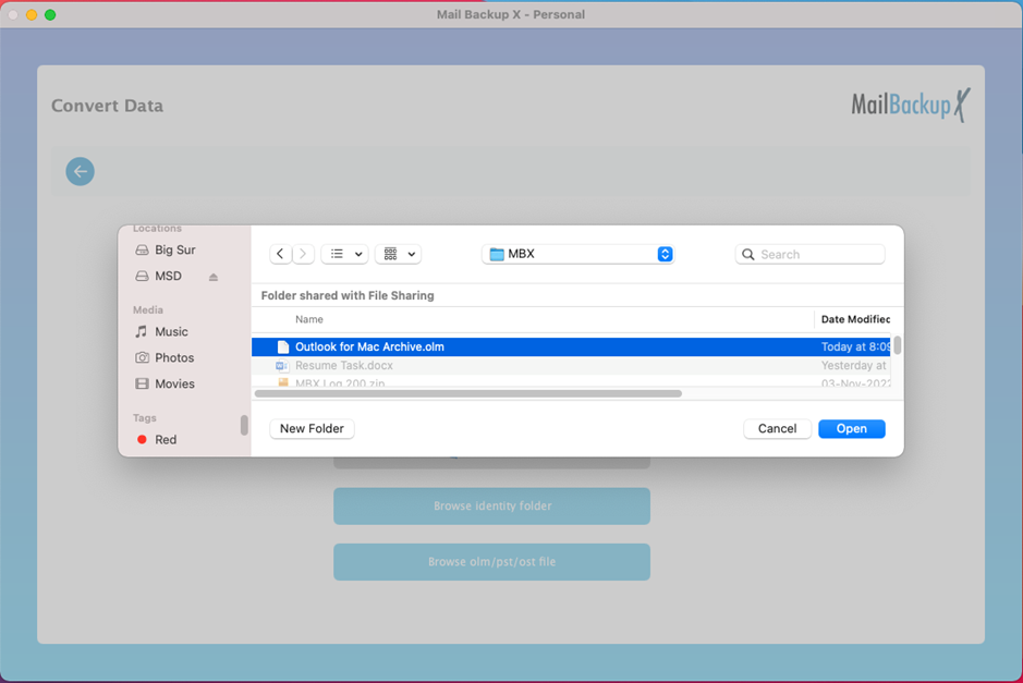 migrate OLM to PST