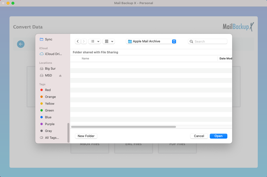free PST to Apple Mail Converter