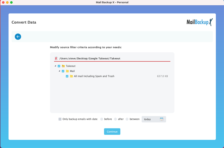 how to import MBOX to PST