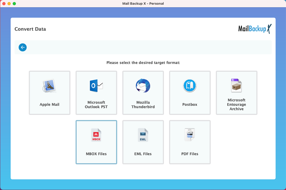 import OLM files to MBOX format