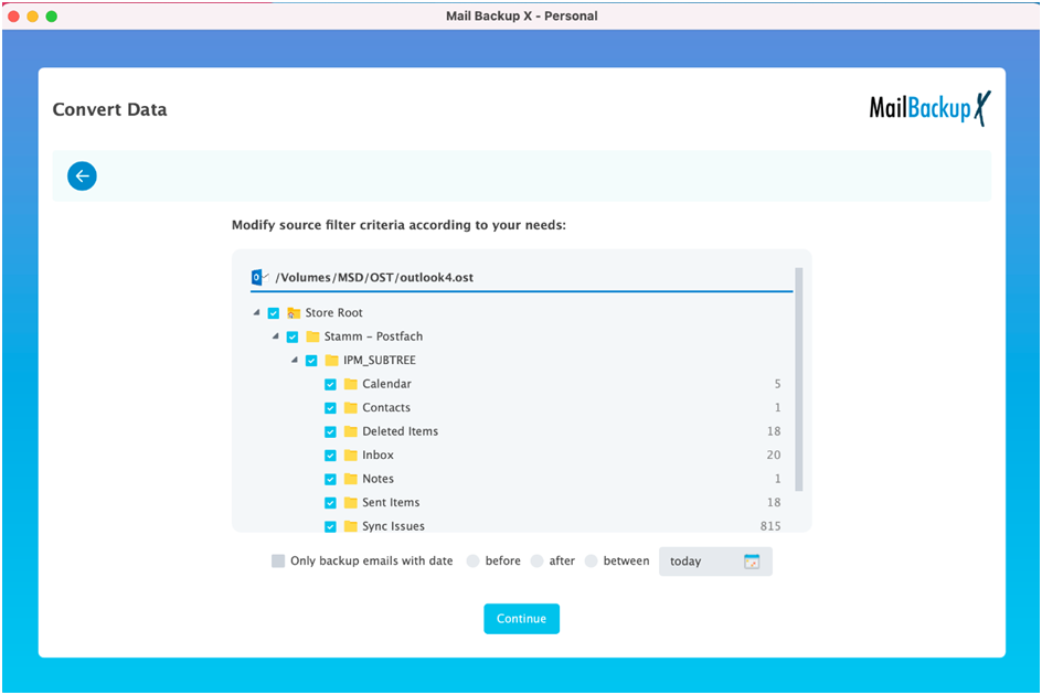 how to convert ost to pst