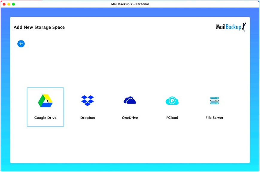 google drive email backup