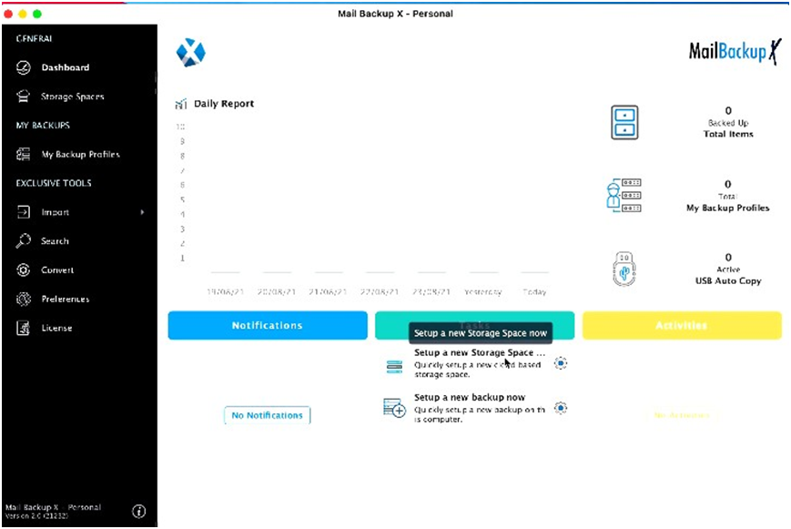 backup to dropbox