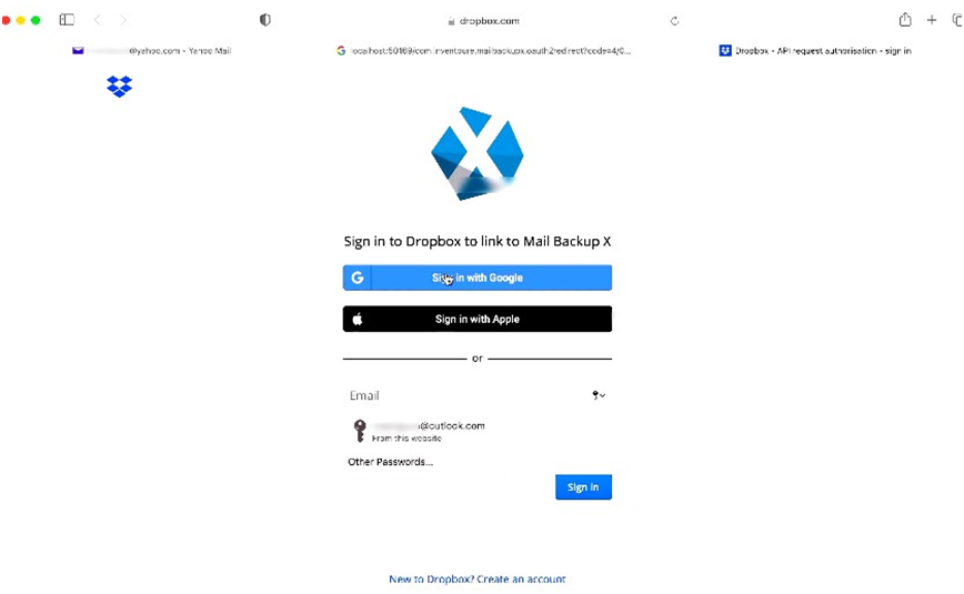 how to save an email to dropbox